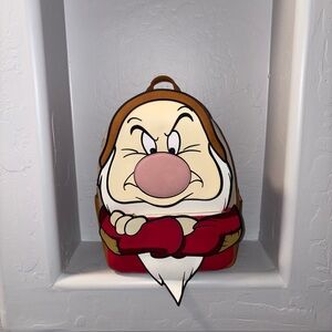 Loungefly Grumpy the Dwarf Character mini Backpack